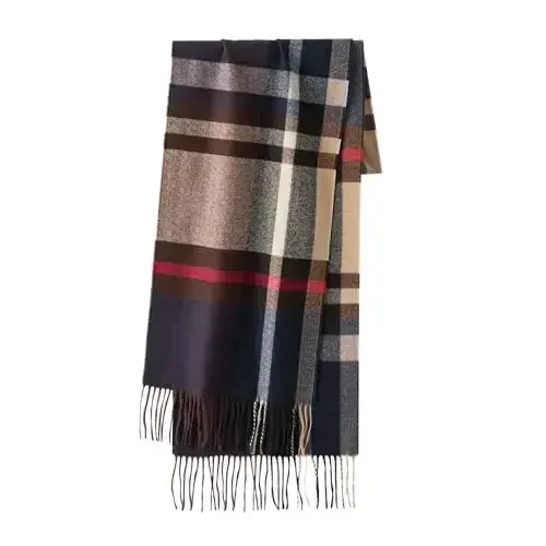 CALVIN & OLIVIA Lightweight Ultra-Soft Scarf - Perfect Holiday Gift for Men & Women - CALVIN