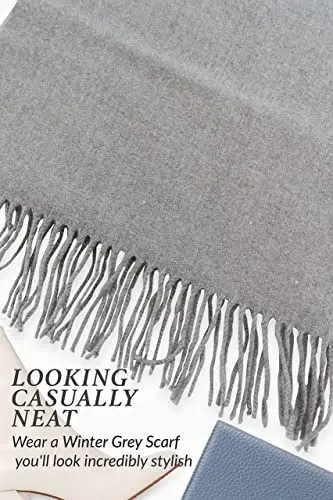 CALVIN & OLIVIA Women's Fall Winter Scarf Thick Classic Plaid Scarf Wrap Warmth Soft Oversized CasModazoneere Feel Scarves - 6