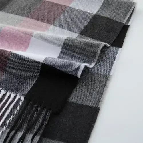 CALVIN & OLIVIA Lightweight Ultra-Soft Scarf - Perfect Holiday Gift for Men & Women - 4