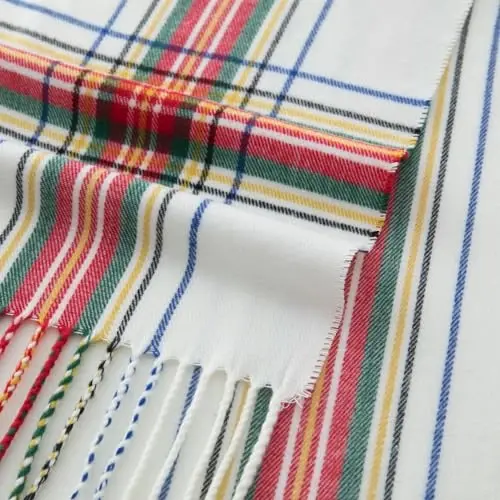 CALVIN & OLIVIA Women's Fall Winter Scarf Thick Classic Plaid Scarf Wrap Warmth Soft Oversized CasModazoneere Feel Scarves - 3