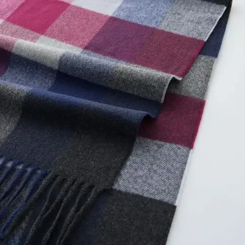 CALVIN & OLIVIA Women's Fall Winter Scarf Thick Classic Plaid Scarf Wrap Warmth Soft Oversized CasModazoneere Feel Scarves - 4