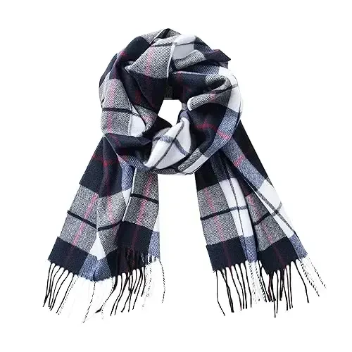 CALVIN & OLIVIA Lightweight Ultra-Soft Scarf - Perfect Holiday Gift for Men & Women 