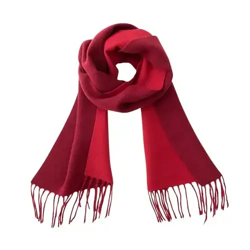 CALVIN & OLIVIA Women's Fall Winter Scarf Thick Classic Plaid Scarf Wrap Warmth Soft Oversized CasModazoneere Feel Scarves - 1