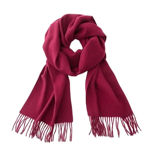 CALVIN & OLIVIA Women's Fall Winter Scarf Thick Classic Plaid Scarf Wrap Warmth Soft Oversized CasModazoneere Feel Scarves - 1