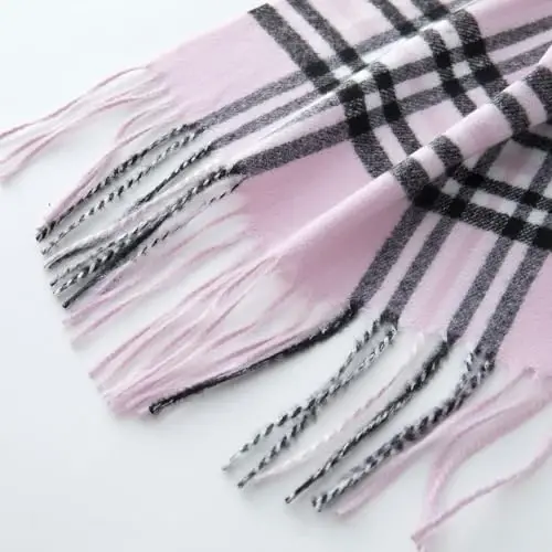 CALVIN & OLIVIA Women's Fall Winter Scarf Thick Classic Plaid Scarf Wrap Warmth Soft Oversized CasModazoneere Feel Scarves - 5