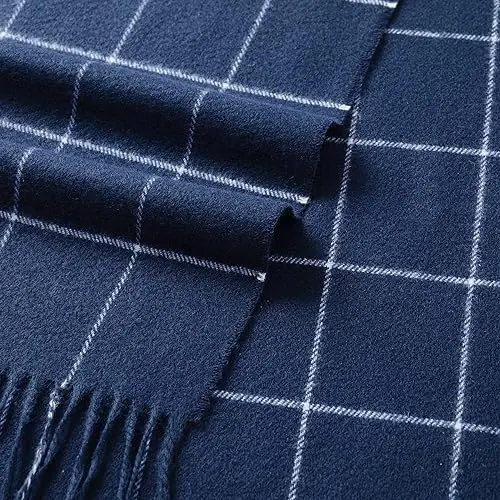 CALVIN & OLIVIA Women's Fall Winter Scarf Thick Classic Plaid Scarf Wrap Warmth Soft Oversized CasModazoneere Feel Scarves - 4