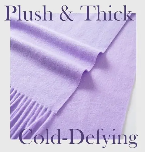 CALVIN & OLIVIA Lightweight Ultra-Soft Scarf - Perfect Holiday Gift for Men & Women - 4