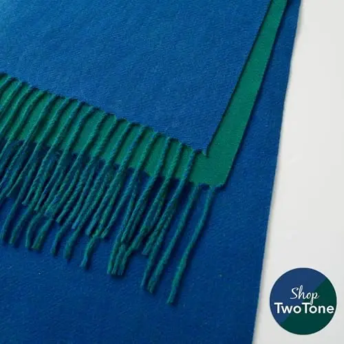 CALVIN & OLIVIA Women's Fall Winter Scarf Thick Classic Plaid Scarf Wrap Warmth Soft Oversized CasModazoneere Feel Scarves - 5