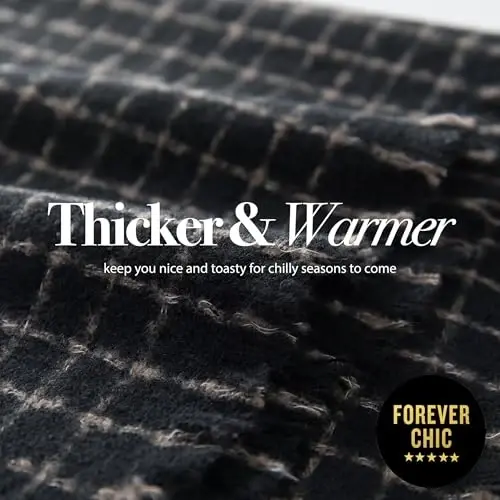 CALVIN & OLIVIA Lightweight Ultra-Soft Scarf - Perfect Holiday Gift for Men & Women - 4