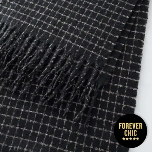 CALVIN & OLIVIA Lightweight Ultra-Soft Scarf - Perfect Holiday Gift for Men & Women - 6