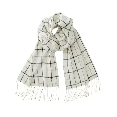CALVIN & OLIVIA Lightweight Ultra-Soft Scarf - Perfect Holiday Gift for Men & Women - 1