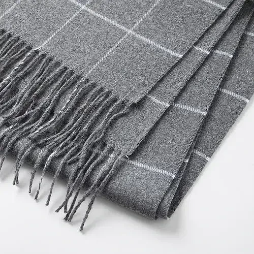 CALVIN & OLIVIA Lightweight Ultra-Soft Scarf - Perfect Holiday Gift for Men & Women - 5