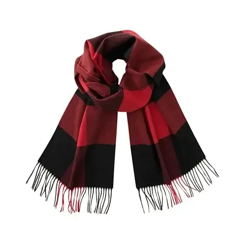 CALVIN & OLIVIA Lightweight Ultra-Soft Scarf - Perfect Holiday Gift for Men & Women - CALVIN