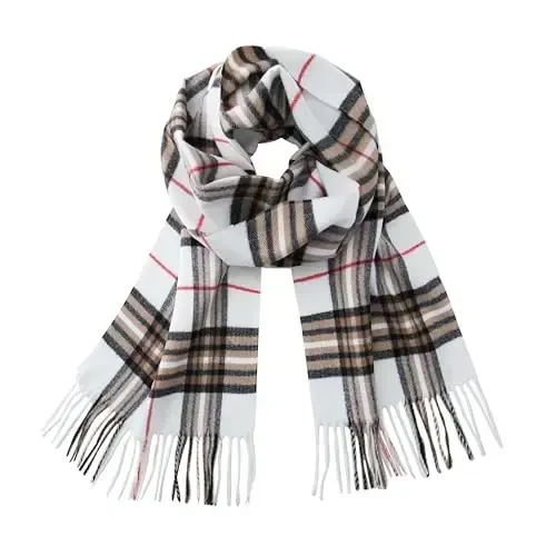 CALVIN & OLIVIA Lightweight Ultra-Soft Scarf - Perfect Holiday Gift for Men & Women - CALVIN