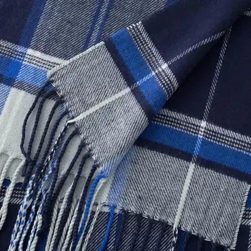 CALVIN & OLIVIA Lightweight Ultra-Soft Scarf - Perfect Holiday Gift for Men & Women - 5