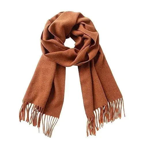 CALVIN & OLIVIA Lightweight Ultra-Soft Scarf - Perfect Holiday Gift for Men & Women 