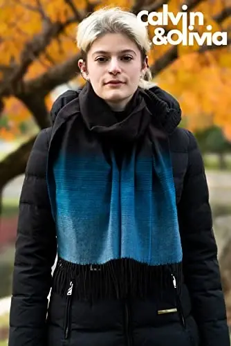 CALVIN & OLIVIA Lightweight Ultra-Soft Scarf - Perfect Holiday Gift for Men & Women - 2