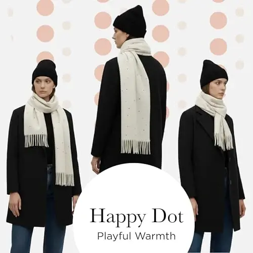 CALVIN & OLIVIA Lightweight Ultra-Soft Scarf - Perfect Holiday Gift for Men & Women - 6