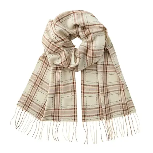 CALVIN & OLIVIA Lightweight Ultra-Soft Scarf - Perfect Holiday Gift for Men & Women - 1