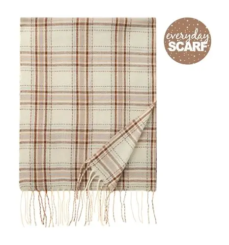 CALVIN & OLIVIA Lightweight Ultra-Soft Scarf - Perfect Holiday Gift for Men & Women - CALVIN (1)