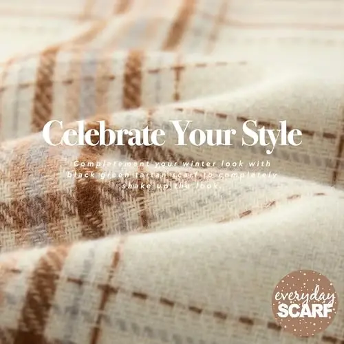 CALVIN & OLIVIA Lightweight Ultra-Soft Scarf - Perfect Holiday Gift for Men & Women - 3