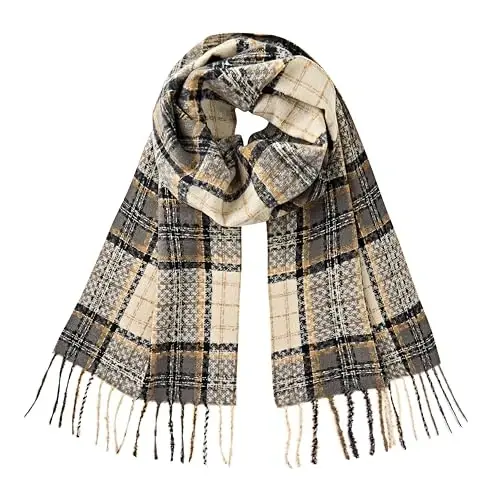 CALVIN & OLIVIA Lightweight Ultra-Soft Scarf - Perfect Holiday Gift for Men & Women - 1