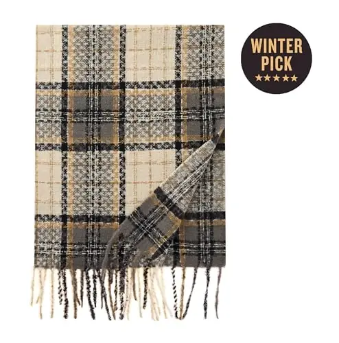 CALVIN & OLIVIA Lightweight Ultra-Soft Scarf - Perfect Holiday Gift for Men & Women - 2