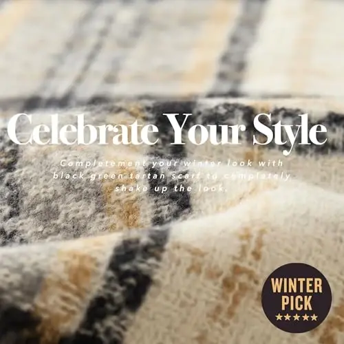 CALVIN & OLIVIA Lightweight Ultra-Soft Scarf - Perfect Holiday Gift for Men & Women - 3