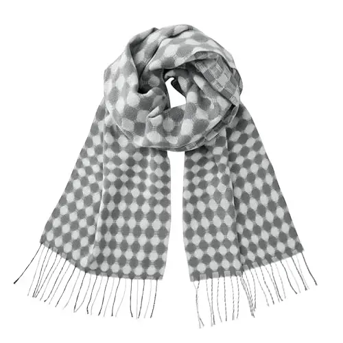 CALVIN & OLIVIA Lightweight Ultra-Soft Scarf - Perfect Holiday Gift for Men & Women - 1