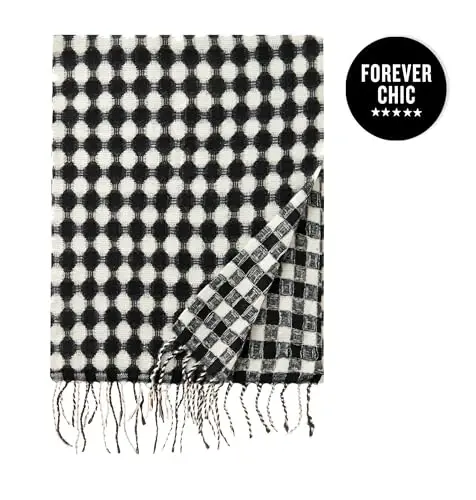 CALVIN & OLIVIA Lightweight Ultra-Soft Scarf - Perfect Holiday Gift for Men & Women - CALVIN (1)
