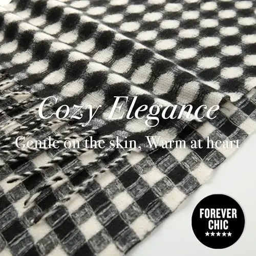 CALVIN & OLIVIA Lightweight Ultra-Soft Scarf - Perfect Holiday Gift for Men & Women - 4