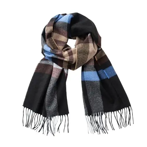 CALVIN & OLIVIA Lightweight Ultra-Soft Scarf - Perfect Holiday Gift for Men & Women - 1