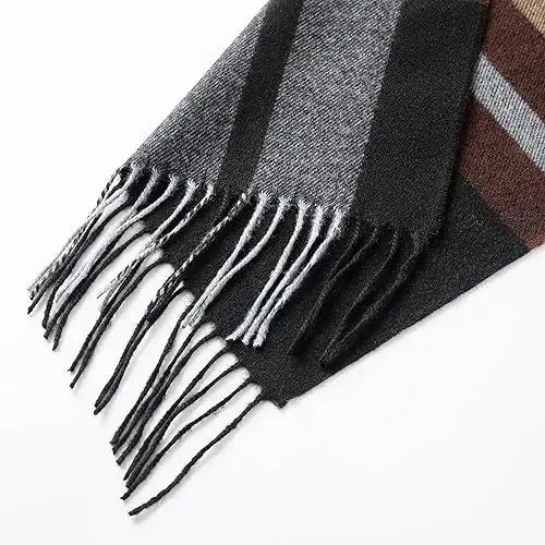 CALVIN & OLIVIA Lightweight Ultra-Soft Scarf - Perfect Holiday Gift for Men & Women - 6