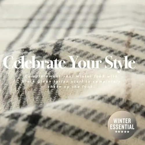 CALVIN & OLIVIA Lightweight Ultra-Soft Scarf - Perfect Holiday Gift for Men & Women - 3