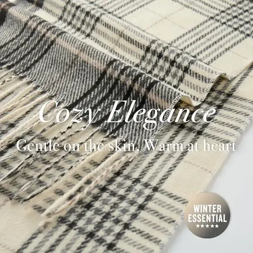 CALVIN & OLIVIA Lightweight Ultra-Soft Scarf - Perfect Holiday Gift for Men & Women - 4