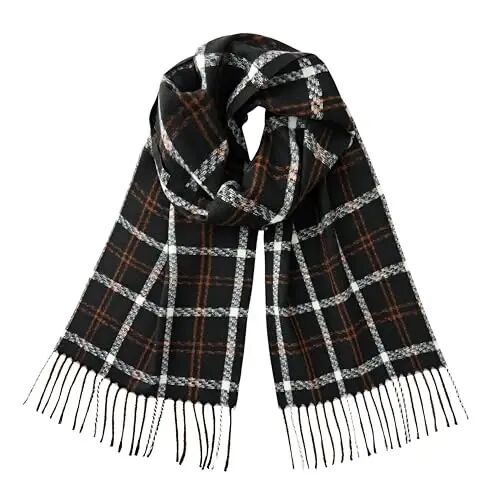 CALVIN & OLIVIA Lightweight Ultra-Soft Scarf - Perfect Holiday Gift for Men & Women - Calvin