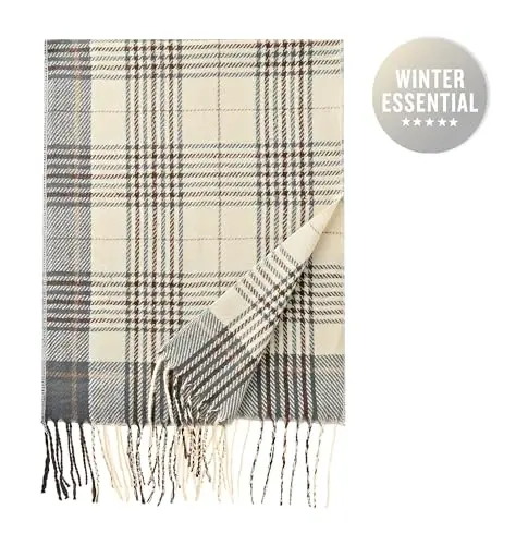 CALVIN & OLIVIA Lightweight Ultra-Soft Scarf - Perfect Holiday Gift for Men & Women - Calvin (1)