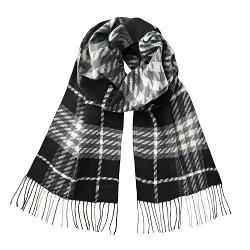 CALVIN & OLIVIA Lightweight Ultra-Soft Scarf - Perfect Holiday Gift for Men & Women - 1