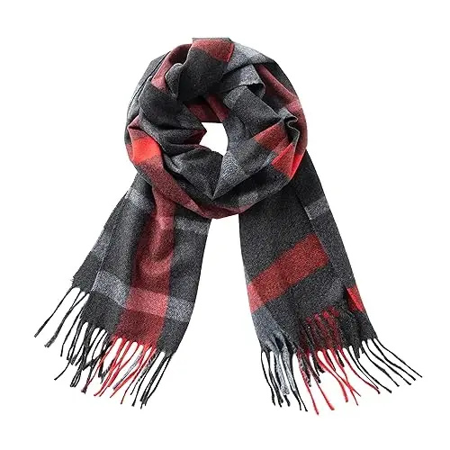 CALVIN & OLIVIA Lightweight Ultra-Soft Scarf - Perfect Holiday Gift for Men & Women - 1