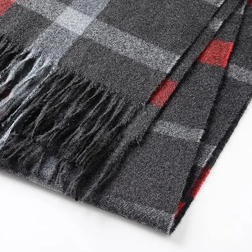 CALVIN & OLIVIA Lightweight Ultra-Soft Scarf - Perfect Holiday Gift for Men & Women - 5