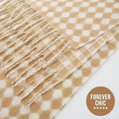 CALVIN & OLIVIA Lightweight Ultra-Soft Scarf - Perfect Holiday Gift for Men & Women - 5
