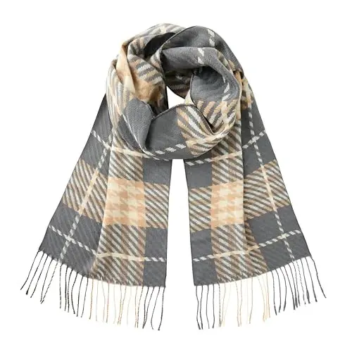 CALVIN & OLIVIA Lightweight Ultra-Soft Scarf - Perfect Holiday Gift for Men & Women - 1