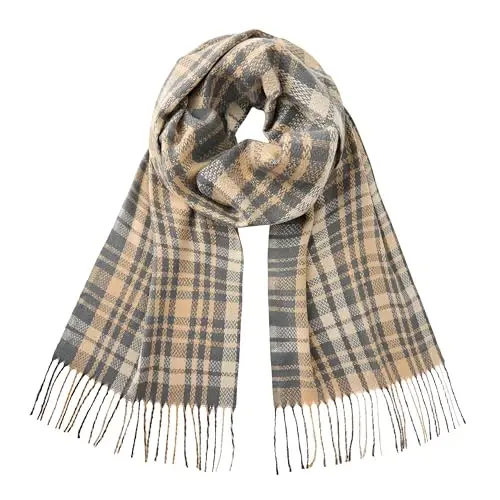 CALVIN & OLIVIA Lightweight Ultra-Soft Scarf - Perfect Holiday Gift for Men & Women - 1