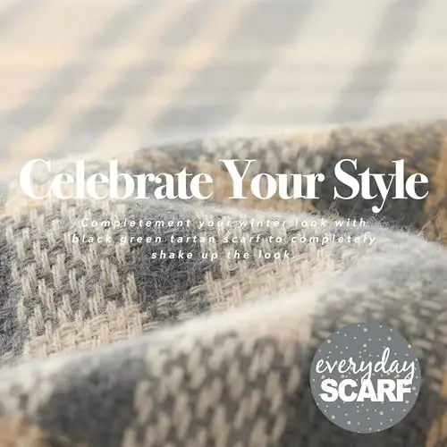CALVIN & OLIVIA Lightweight Ultra-Soft Scarf - Perfect Holiday Gift for Men & Women - 3