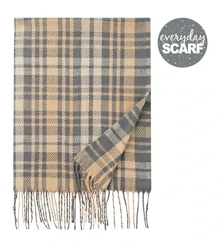 CALVIN & OLIVIA Lightweight Ultra-Soft Scarf - Perfect Holiday Gift for Men & Women - Calvin (1)