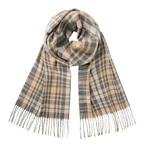 CALVIN & OLIVIA Lightweight Ultra-Soft Scarf - Perfect Holiday Gift for Men & Women - Calvin