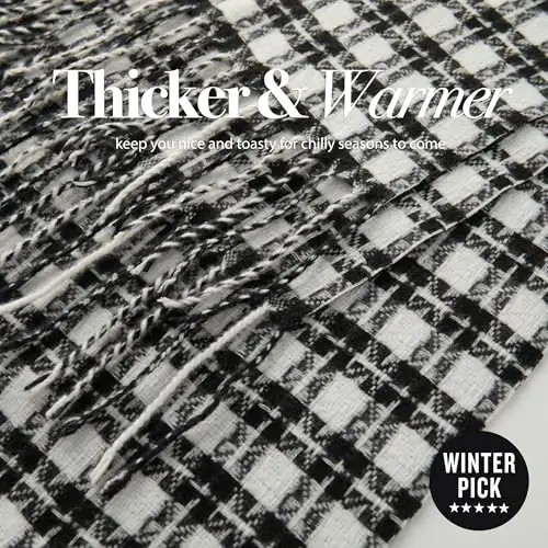 CALVIN & OLIVIA Lightweight Ultra-Soft Scarf - Perfect Holiday Gift for Men & Women - Calvin (1)
