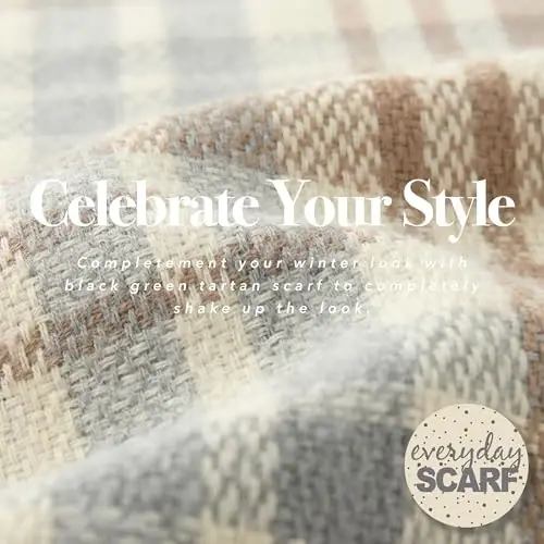 CALVIN & OLIVIA Lightweight Ultra-Soft Scarf - Perfect Holiday Gift for Men & Women - 3