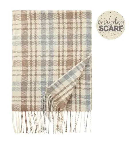 CALVIN & OLIVIA Lightweight Ultra-Soft Scarf - Perfect Holiday Gift for Men & Women - Calvin (1)