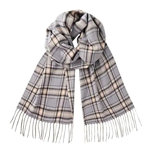 CALVIN & OLIVIA Lightweight Ultra-Soft Scarf - Perfect Holiday Gift for Men & Women - Calvin